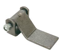 Buyers Products B2426FSLL Long Leaf Formed Door Hinges, Heavy Duty Gate Hinge Strap, Silver