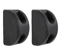 Buyers Products B5800 Molded D-Shaped Rubber Bumper, 3 X 3-1/2 X 6 Inch, Set of Two Bumpers For Truck and Trailer Protection, Durable Dock Bumper For Equipment And Delivery Bays