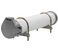 Buyers Products CC400 PVC Conduit Carrier Kit, 4 Inch Diameter, Mounting Hardware Included, Spring-Loaded Latch, Weather-Resistant Door Gasket