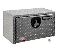Buyers Products Diamond Tread Aluminum Underbody Truck Box w/T-Handle Compression Latch (14x12x24 Inch)