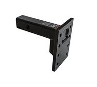 Buyers Products PM87 3-Position Pintle Hook Mount, Black, 9 in. Shank