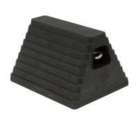 Buyers Products WC6810L Rubber Wheel Chock with Recessed Eyebolt