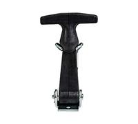 Buyers Products WJ201A 4-7/8" Rubber Hood Catch With A Bracket, Weather-Resistant Hold Town, T-Handle Hasp, Draw Latch, Ideal Flexible Closure For Vehicle Hood Or Tool Box