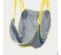 BUYHAO Patient Lift Sling, Full Body with Commode Lift Slings,Universal Transfer Sling for Patients Shower Bath, Toileting, Mesh with Handles, Medium
