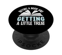 Buying A Book And Getting A Little Treat PopSockets Adhesive PopGrip
