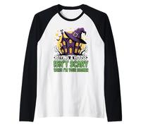 Buying a House Isn’t Scary When I’m The Broker Raglan Baseball Tee