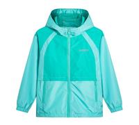 BuyiRen Boys Girls Waterproof Jacket Rain Jackets Hooded Raincoat Lightweight Mesh Lined Rain Coats for Kids, Green, 8-9 Years