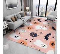 buyluhn Small Rug for Bedroom Living Room 60x110, Halloween Ghost Area Rugs-Machine Washable Soft Short Pile Carpet, Horror Non Slip Indoor Entryway Mat Absorbent Kitchen Rug N550