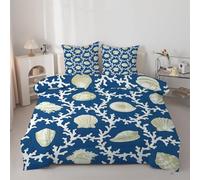 buyluhn Superking Size Duvet Shells Coverless Duvet Reversible All Seasons Quilt 7.5tog, Coral Comforter Machine Washable for Bed Summer Winter, Lightweight, 2 Pillowcases &E295