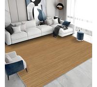 buyluhn Wood Grain Carpet Machine Washable, Modern Low Pile Soft Floor Rug 150x250, Large Rugs for Living Room Bedroom Bedside, Brown Non Slip Absorbent Kitchen Rug G&224