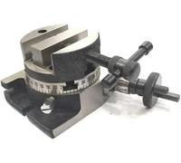 Buyohlic 3" (80 mm) Milling Indexing HV Rotary Table with Round Vice- Metal Working (Rotary Table With 80 mm Round Vice)