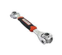 BUYOHLIC 52-in-1 Universal Socket Wrench - Multi-Function Stainless Steel Tool with 360° Rotating Head & Rubber Handle