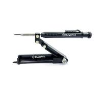 BUYOHLIC Aluminum Alloy Scribe Tool with Deep Hole Pencil, Construction Pencil Multi-function Scribing Tool- Construction Pencil