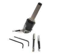Buyohlic Boring Head Diameter 1.5'' Inches with HSS Tools Bits Lathe Milling Machine Tools ((Head w/ 3MT Shank & HSS Cutting Tools))