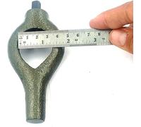 Buyohlic Durable Caste Iron Lathe Dog Machine tool (Straight style (2.0" Inch))