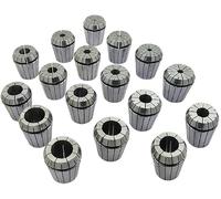 Buyohlic ER Collet Set for CNC Milling & Lathe Tool Holders - Engraving Machine Accessories (ER20 Collet - 14 Pcs (Size : 1/16" - 1/2"))