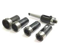 BUYOHLIC Float Tailstock Holder with Imperial Threaded Nuts - for Lathe Tools (4MT)