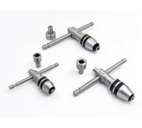 Buyohlic Guiding Tap Wrenches with Freely Spinnable Cap -Design with Accurate Runout Control (Set of 3 Pcs)