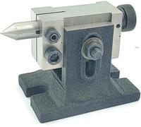 Buyohlic Heavy Duty Adjustable Tailstocks for Regular & Tilting Model of Rotary Tables (Hardened & Precisely Ground Points) (Small Tailstock for 3"/4" Rotary table)