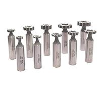 Buyohlic - HSS Woodruff Keys T Slot Cutter Tool 1/2 Inch Shank Keyseat Cutter Straight Tooth Super Tool