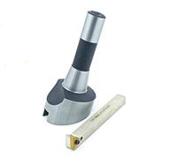 Buyohlic Large Head 2.5" Inch Lathe Milling R8 Shank Fly Cutter with Indexable Flying Tool