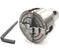 Buyohlic Lathe Spindle Adapter Connects 3/4" x 16 TPI to M14 X 1 Threaded Chucks (70 MM 4 Jaw Independent Chuck)
