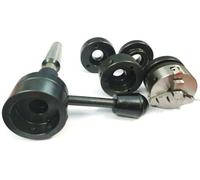 Buyohlic Lathe Tailstock Die Holder Tapping Threading Reaming Drilling (2MT Die Holder with 65mm Chuck)