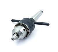 Buyohlic Lathe's Easy Tapping Attachment, Supplied Drill Chuck For Tapping, Reaming, & Drill Operations (Morse Taper 3)