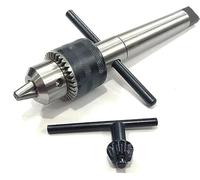 Buyohlic Lathe's Easy Tapping Attachment, Supplied Drill Chuck For Tapping, Reaming, & Drill Operations (Morse Taper 2)