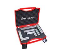 Buyohlic Machinist Try Square DIY General Woodworking clamp Workshop Machine Tools (Set of All 4 Sizes)