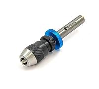Buyohlic Micro Fine Drill Adaptor Miniature Quill 0-1/8 INCH/ 0-3MM JT0 KEYLESS Drill Chuck Taper to mount Drill Chuck Adapter (JT0 Micro Drill Chuck with 1/2'' Adapter)