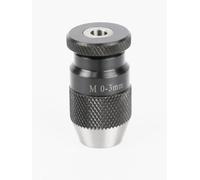 Buyohlic Micro Fine Drill Adaptor Miniature Quill 0-1/8 INCH/ 0-3MM JT0 KEYLESS Drill Chuck Taper to mount Drill Chuck Adapter (Micro Drill Chuck JT0)