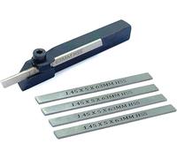 Buyohlic Mini Lathe Cut off Square Parting Tool with 4 Spare Blades (8 MM)