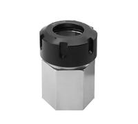 Buyohlic Precision ID ground blue matched ER-32 collet chuck block adapter for CNC Lathe ((Hex Shape))