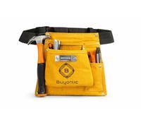 Buyohlic Professional Tool Bags & Pouches, Multi-Pocket Tool Organizer for Electricians, Carpenters & Technicians (3-Pocket Tool Pouch with Belt)