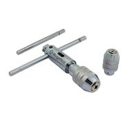 BUYOHLIC Ratchet Type Tap Wrench with Interchangeable Heads Set Capacities 1/8" to 1/4" & 1/4" to 1/2"
