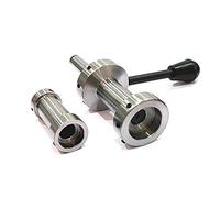 Buyohlic Rigid And More Precise- Lathe Tailstock Die Holder-Imperial Sizes Machine Tools (Morse Taper 1MT)