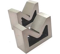 Buyohlic Seasoned Caste Iron v Block Pair ((100 x 42 mm x 66 mm (4" Inch))
