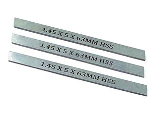Buyohlic Set of 3 HSS Spare Parting Blades for Mini Cut Off Tool Holders 6,8, 10 mm Shank Sizes
