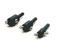 Buyohlic Set of 3 Pcs Fly Cutters 3/8" Shank + HSS Tool Bit for Metal Facing on Milling & Lathe Machine