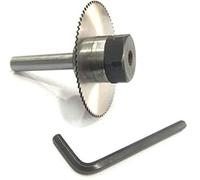 Buyohlic Slitting Saw Holder Arbor (Straight Shank 12 with Circular Saw Blade).
