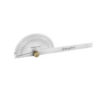 BUYOHLIC Stainless Steel Protractor 0-180 degrees Machine Tools (Degree Protractor)