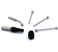 Buyohlic Wiggler & Center finder Set Work Edge Centre Finding Run out concentrical align 5 Pcs Set