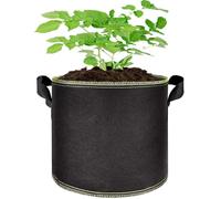 Buystarget 10L Heavy Duty Fabric Planting Pot Breathable Planter Pots Non-Woven Grow Bag, Grow Bags with Reinforced Handles Washable Durable Reusable for Vegetables Fruits Herbs Flowers Shrubs Garden