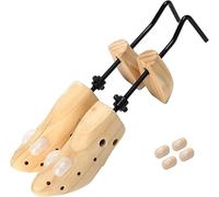 Buystarget 2x Shoe Stretcher Gents Pair Pine Shoe Stretchers For Men, Gents Wooden Tree Shaper Corn Bunion Blister Size 6-12 UK For Most Shoes- Lace Ups, Football Boots, Trainers, Loafers, Oxfords