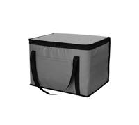 Buystarget Extra Large Cooling Bag Box Insulated Thermos Portable Lightweight Food Drinks Cool Cooler Delivery Bags Beach Camping BBQ Shopping Fishing Picnic Lunch Outdoor Travel (30L Grey)