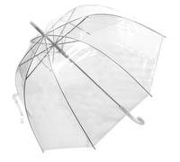 Buystarget Windproof Umbrella Large Stormproof Automatic Umbrellas or Men Women Compact Classic Waterproof Dome Canopy Durable Strong 8, 10Ribs Auto Open Rain Sun Travel Business Wedding (Clear Domed)