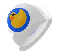 Buytruew Swimming Cap Unisex Adult Swim Cap Women Men Rubber Yellow Pirate Duck Polyester