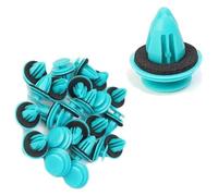 BUYTUS 100PCS Door Panel Clip With Seal Ring Fastener Rivet Bumper Retainer Compatible With E34 E36 E38 E39 E46 M3 M5 X5 Car Accessories