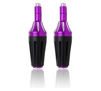 BUYTUS 2pcs 8mm Universal Screw Motorcycle Crash Pad Frame Slider Protector Motorbike Scooter M8 Anti-Falling Engine Protection Bar(Purple)